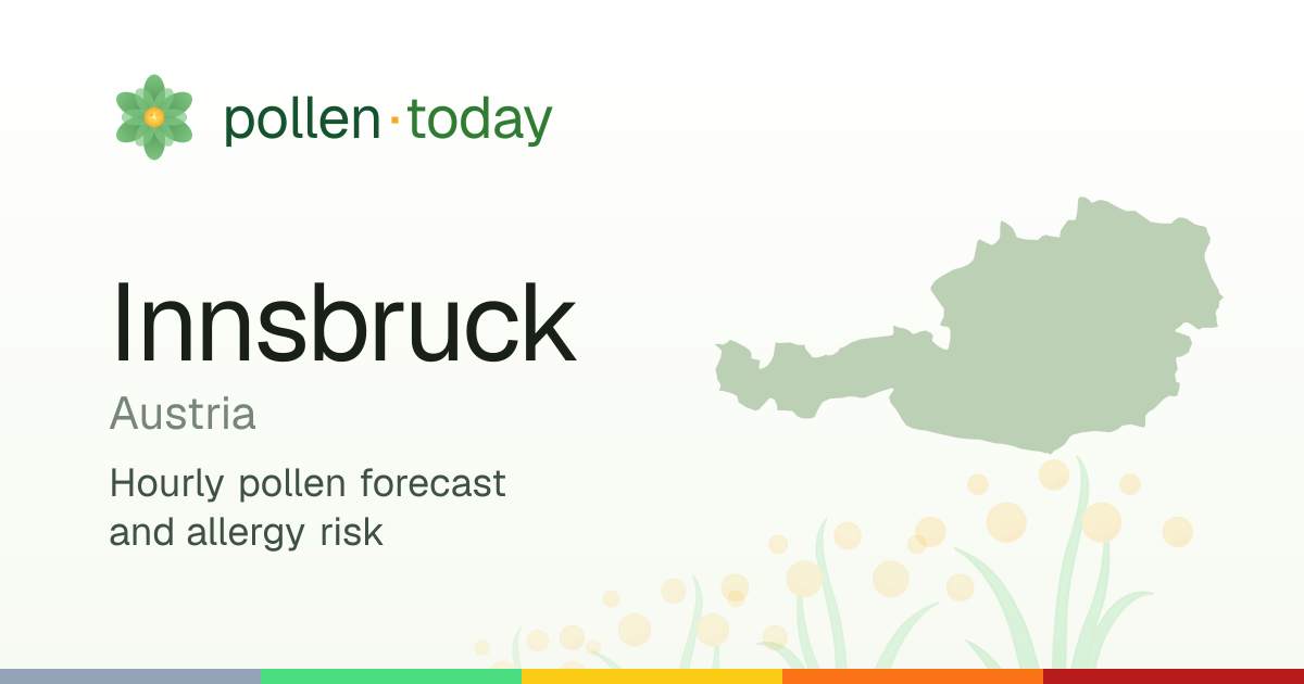 Pollen Forecast in Innsbruck Today — Pollen Levels & Allergy Risk