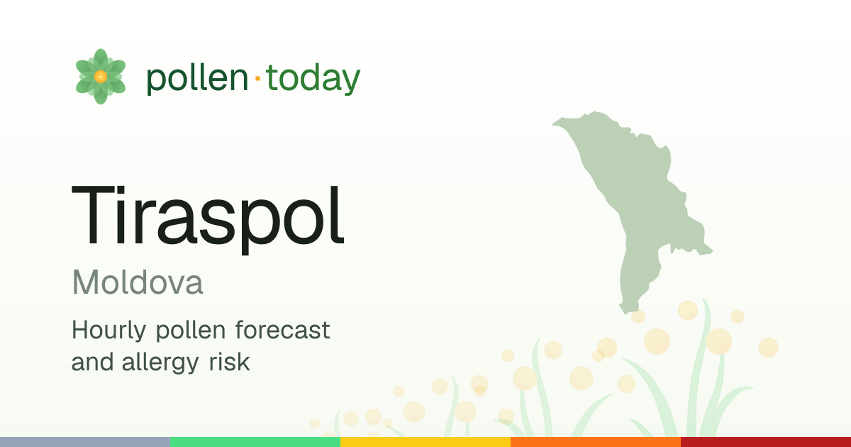 Pollen Forecast in Tiraspol Today — Pollen Levels & Allergy Risk